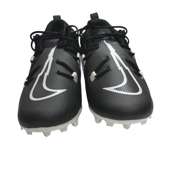 NEW! Nike Alpha Menace Pro 3 Football Cleats Black & White Men’s 12 - Picture 5 of 15
